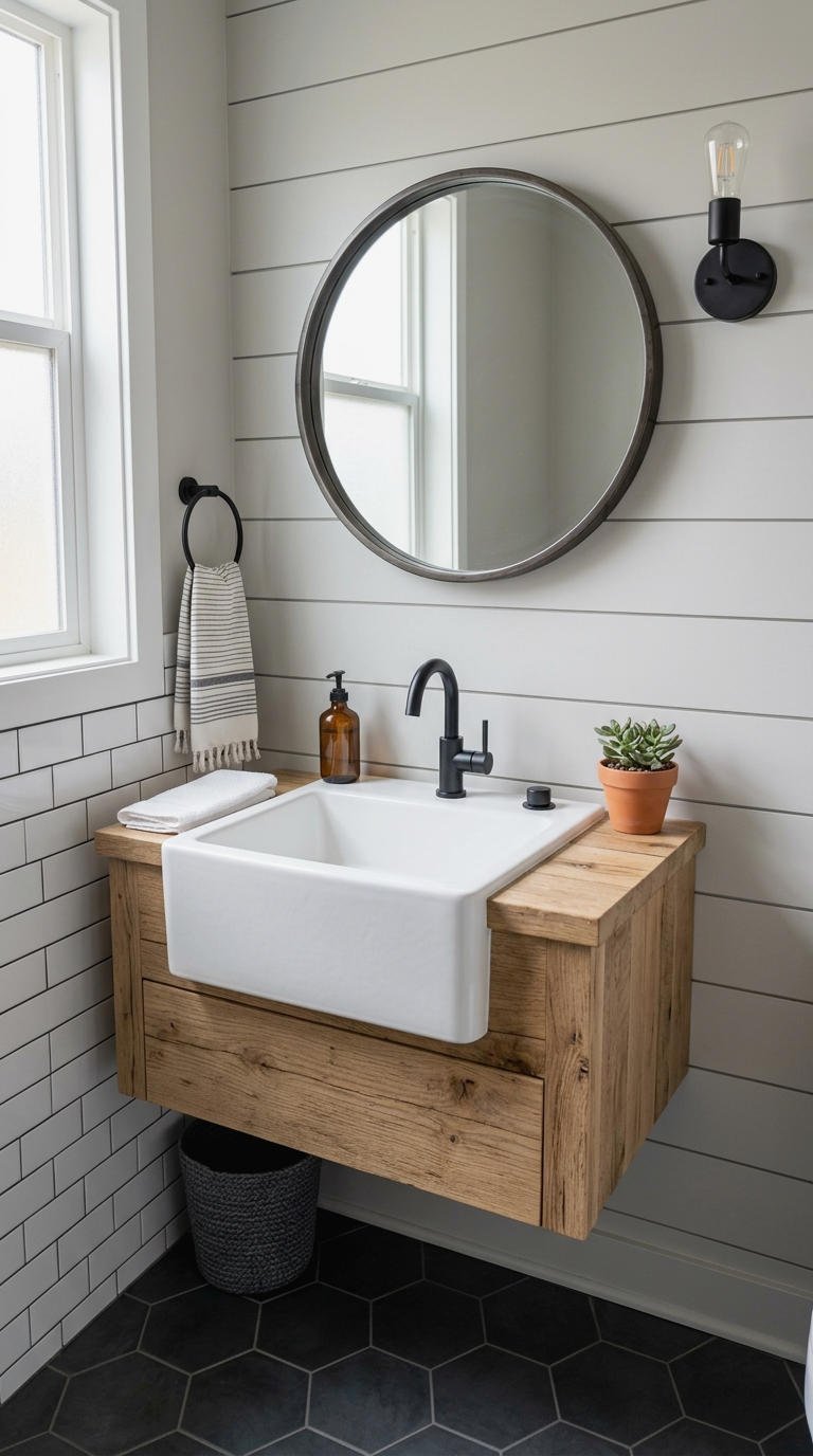 24. 36 Inch Farmhouse Bathroom Vanity