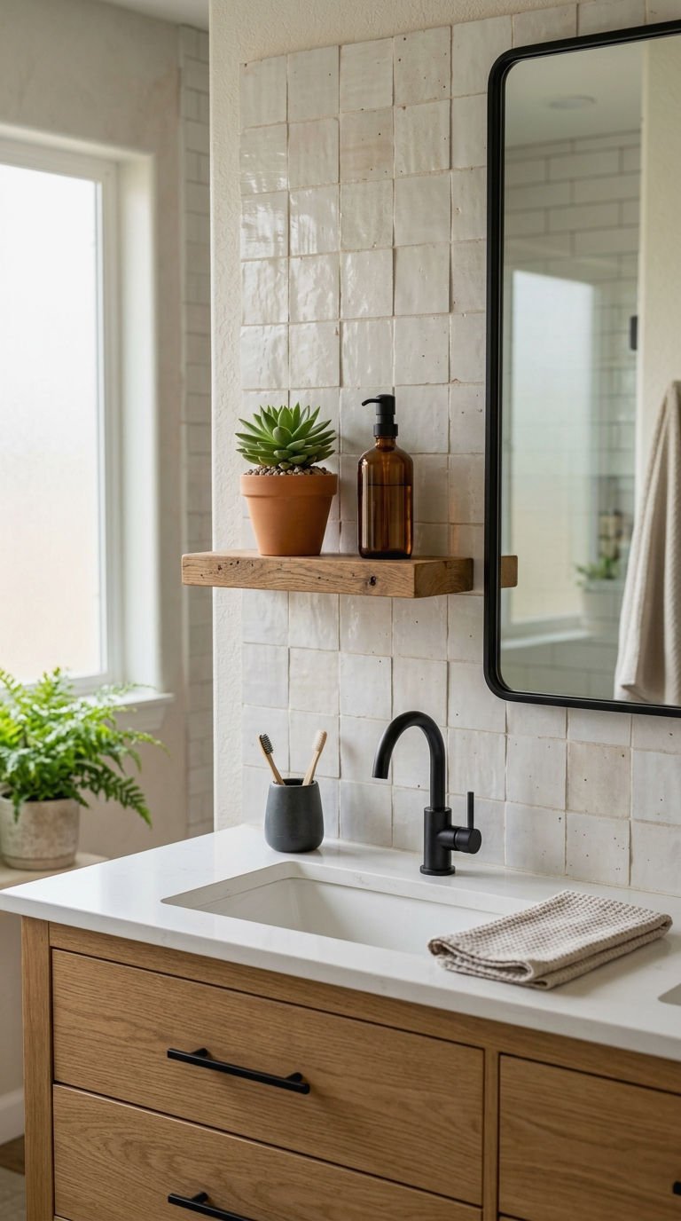 12. Adding a Shelf Above Backsplash