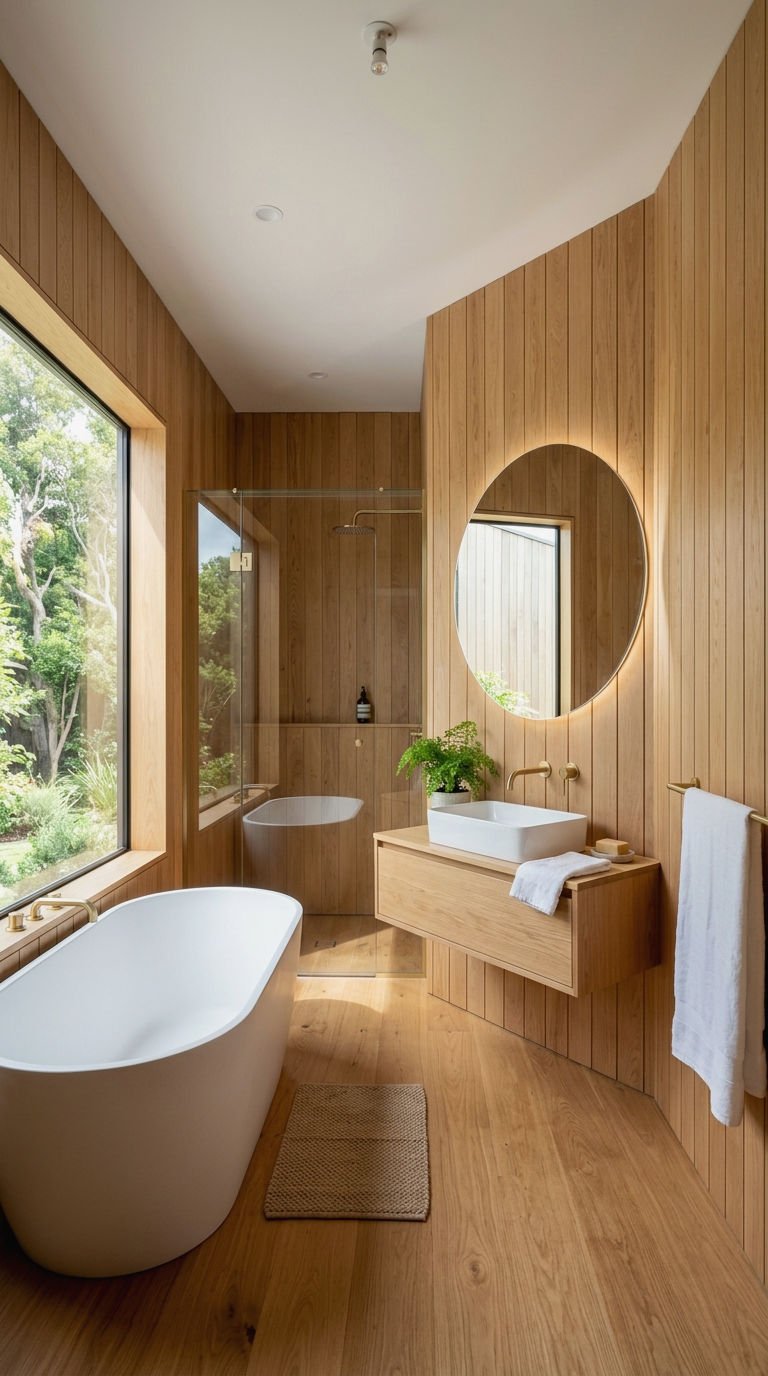 1. Bathroom Wall Paneling That Wows