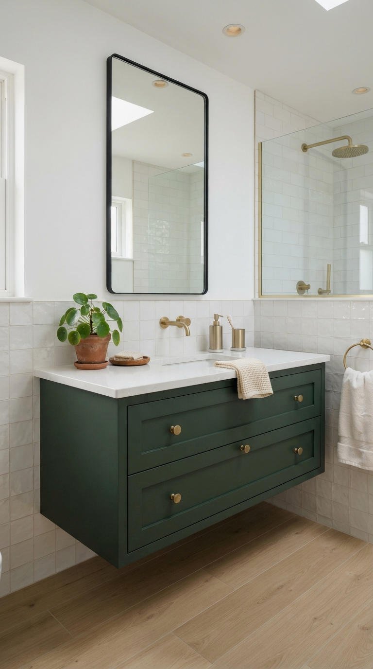 22. Colorful Vanity for a Playful Pop