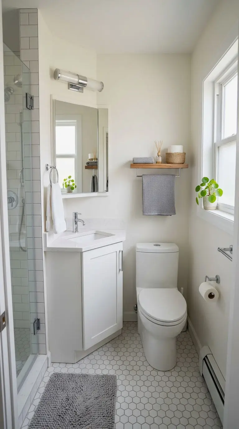 16. Corner Vanity Near the Toilet