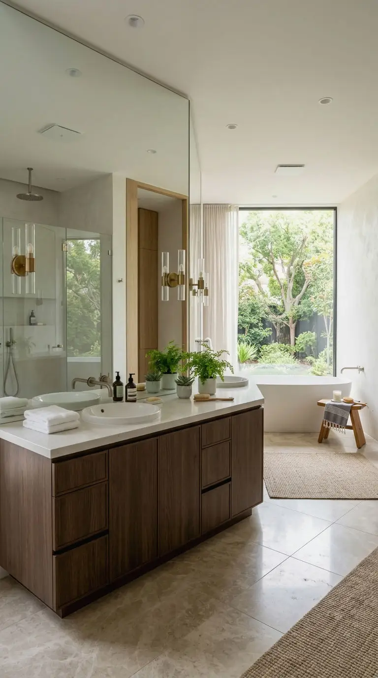 3. Corner Vanity for Master Baths
