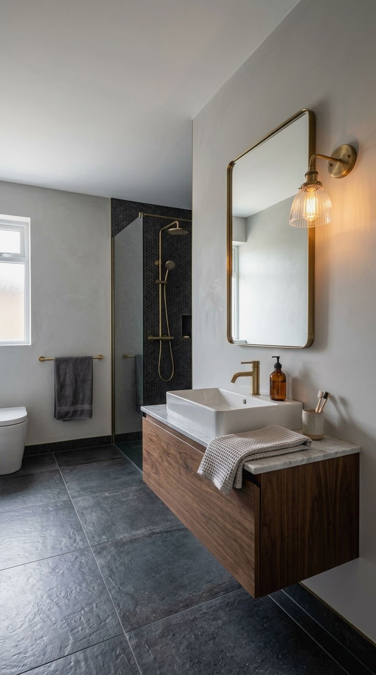19. Dark Floor and Light Wall Combinations