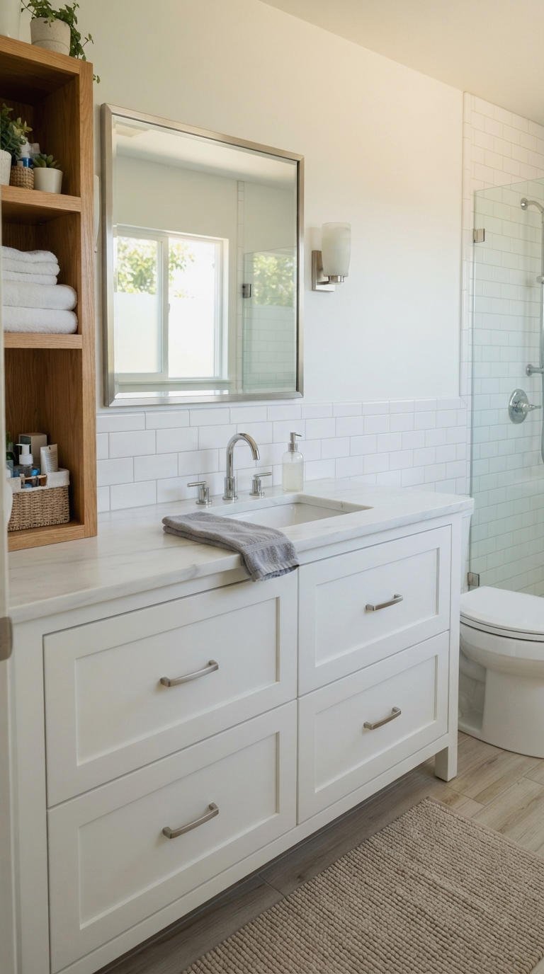 20. Engineered Marble Bathroom Vanity Options