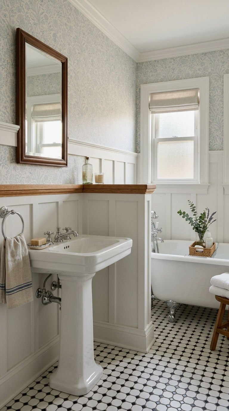 3. Half Wall Board and Batten Look