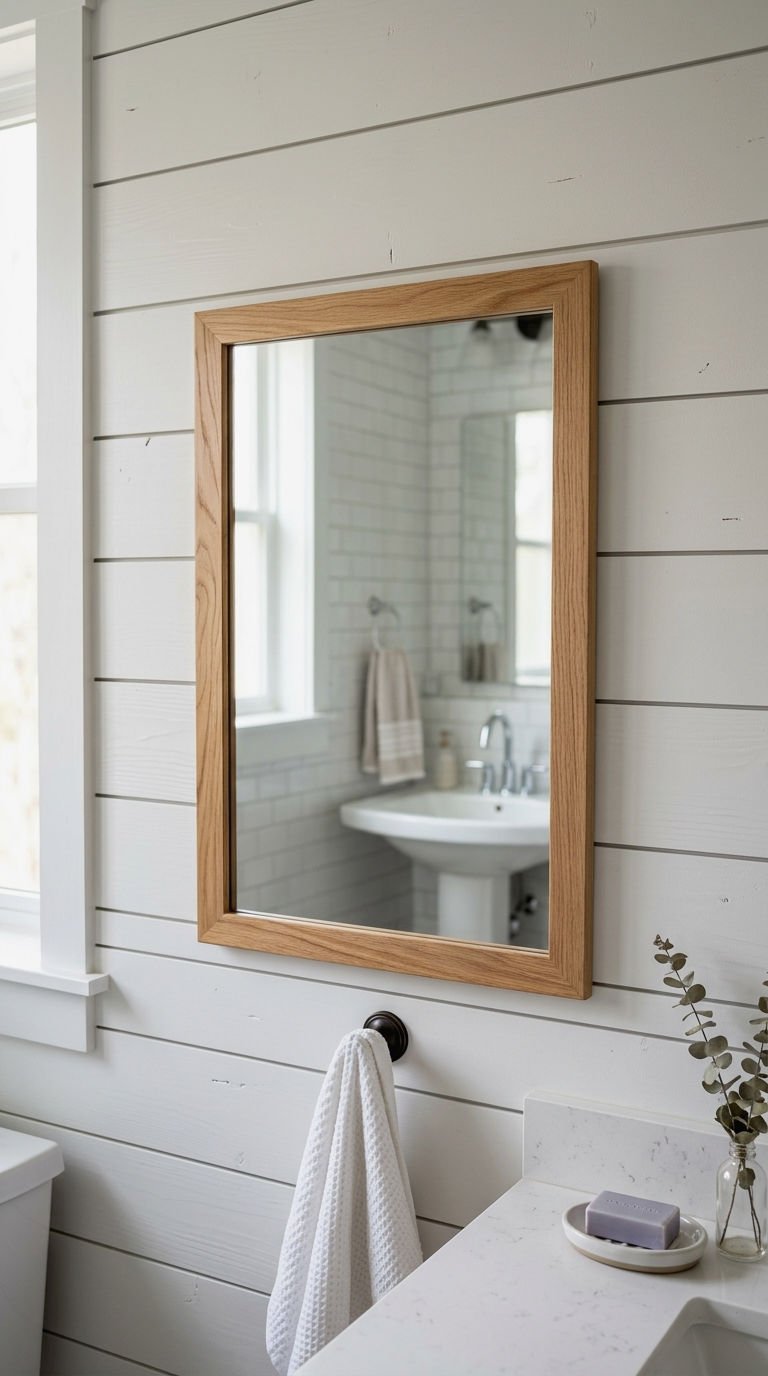 14. Horizontal Shiplap Bathroom Walls