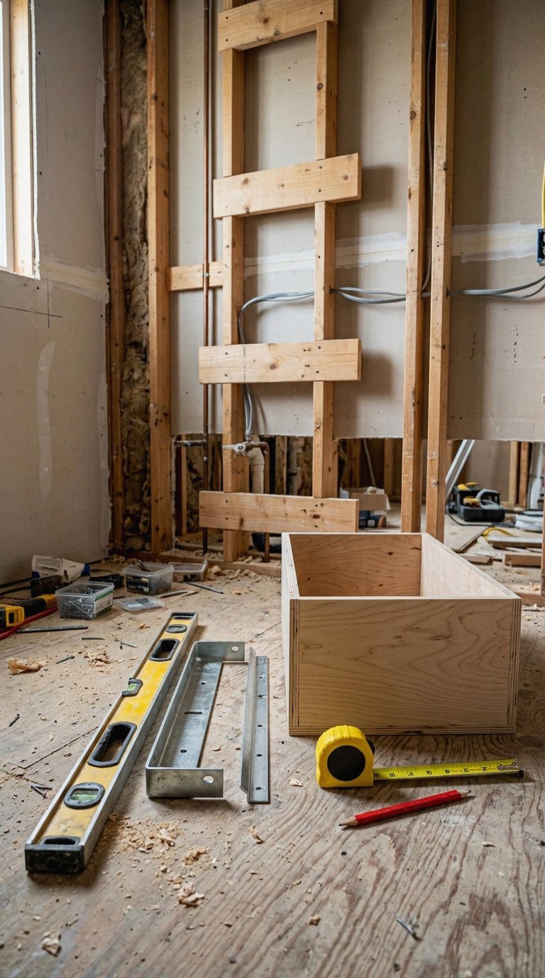 13. How to Build a Floating Vanity