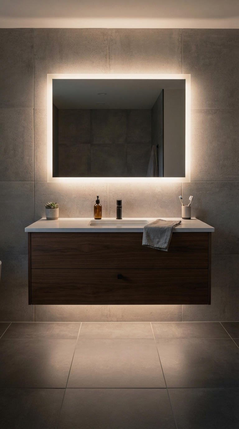 21. LED Bathroom Vanity Mirror Lighting