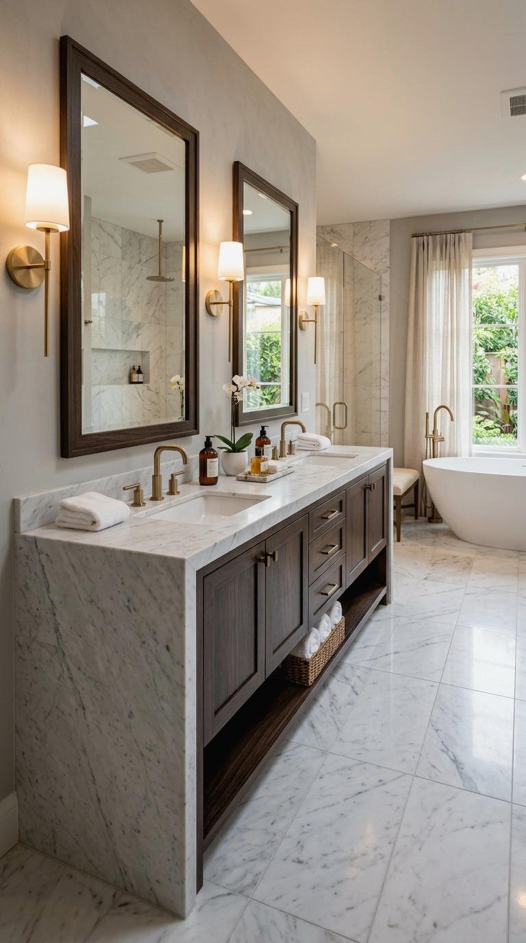6. Luxe Master Bath Double Sink Vanity