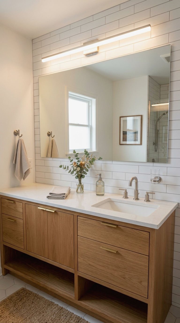 20. Mirrors for Offset Sink Vanities