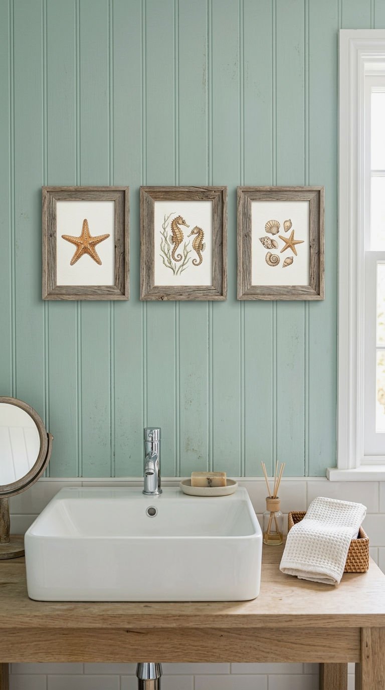 8. Nautical Sea Creature Wall Art