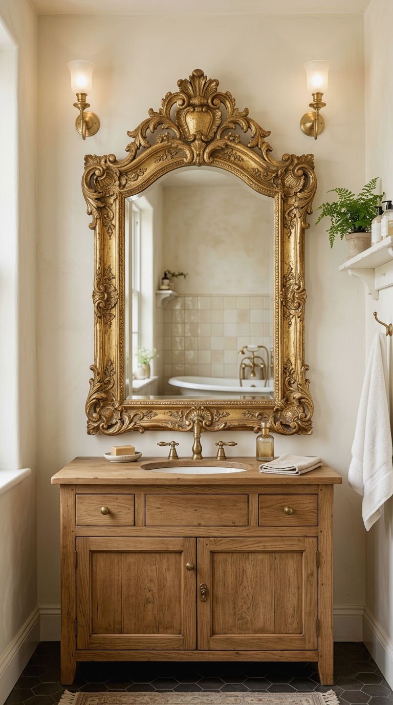 12. Ornate Mirror Vanity Pairings