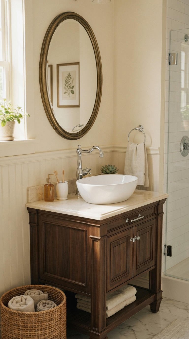 9. Oval Vessel Sink Soft Curves
