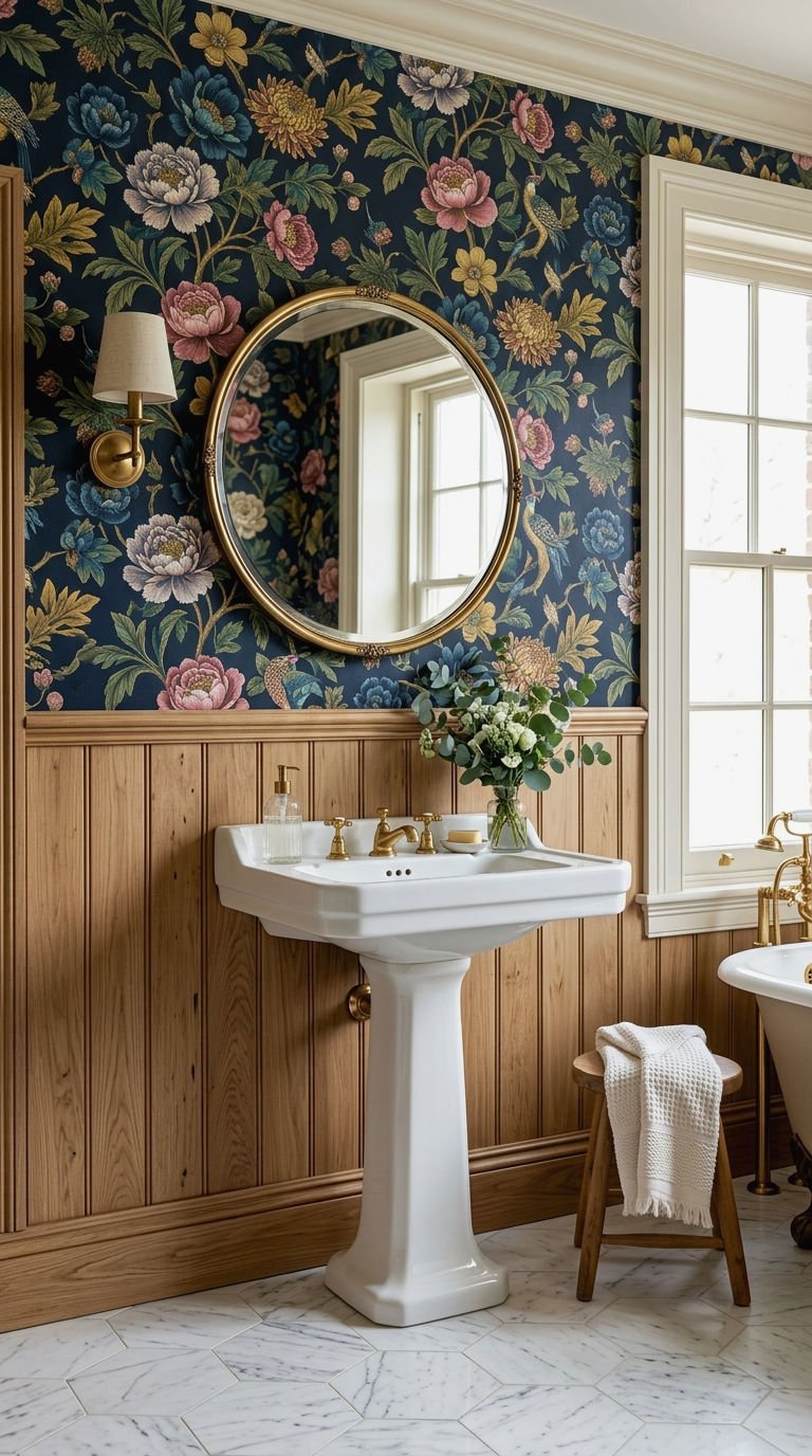 18. Paneling and Wallpaper Combos