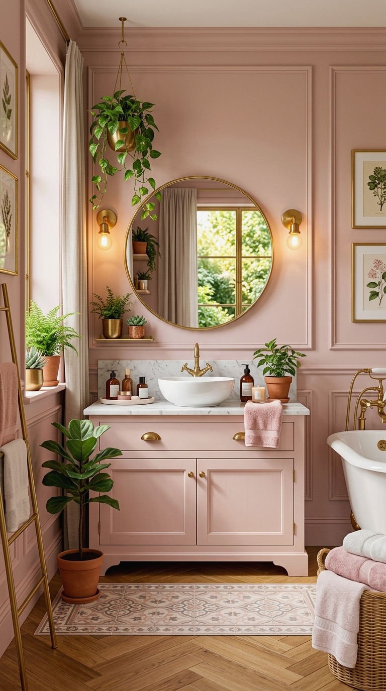 10. Pink Vanity Bathroom Setup Tips