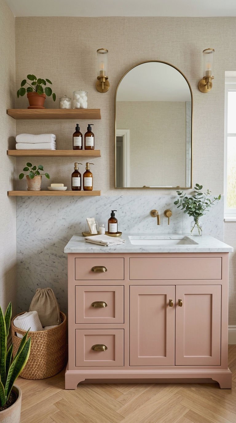 11. Pink Vanity Design Inspiration