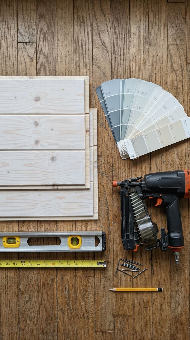 5. Planning a Half Shiplap Wall Project