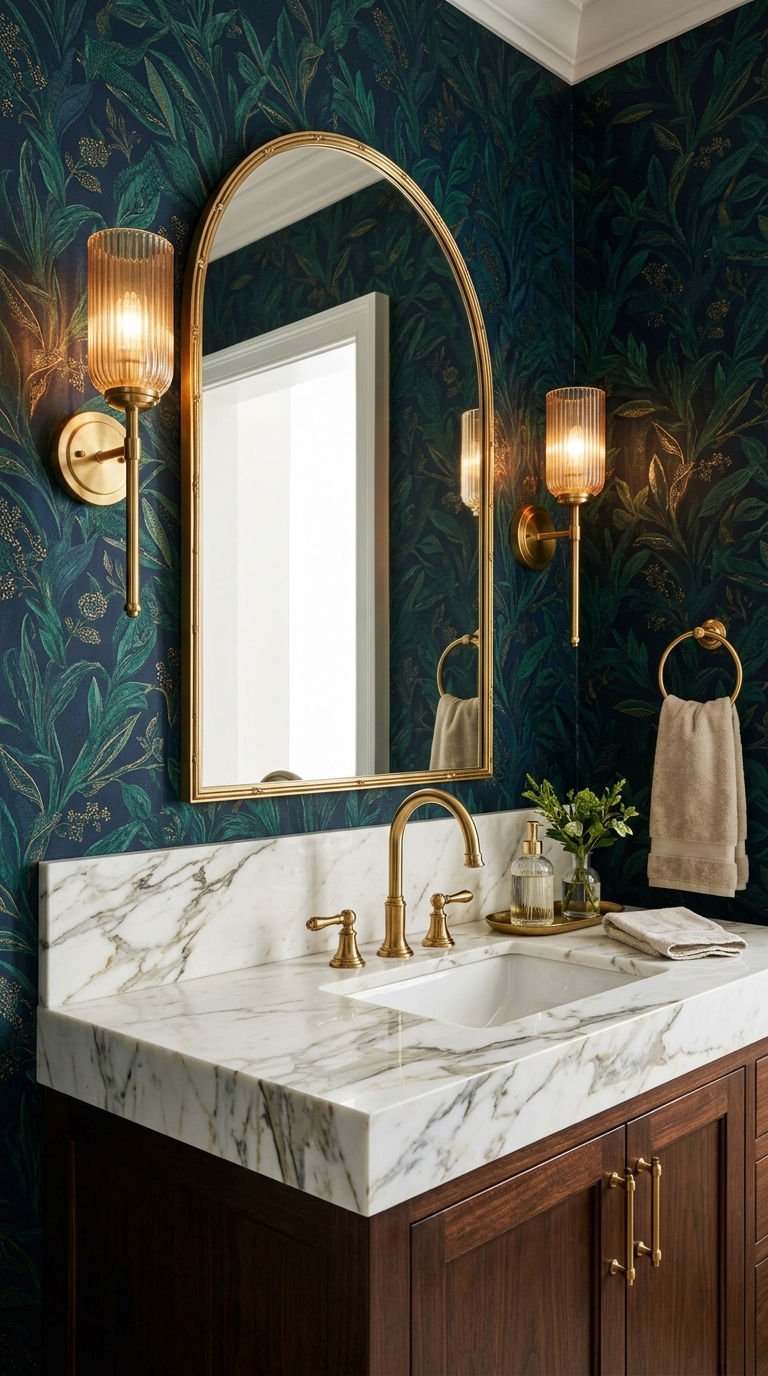 5. Powder Room Wallpaper Inspiration