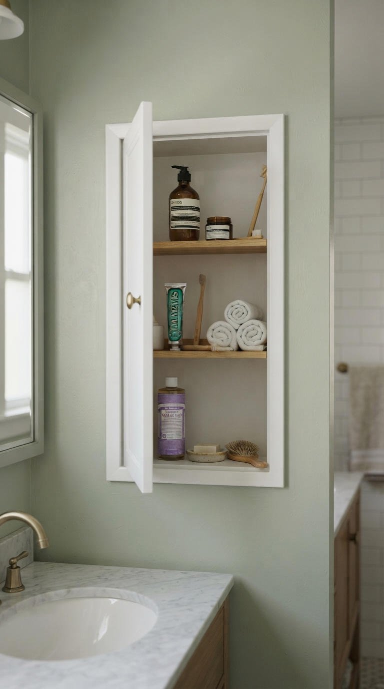 5. Recessed Wall Cabinet Between Studs