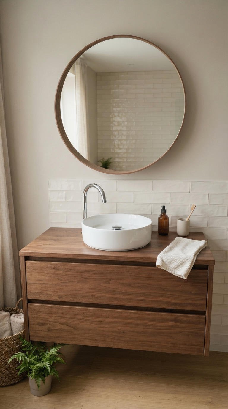 6. Round Vessel Sink for Vanities