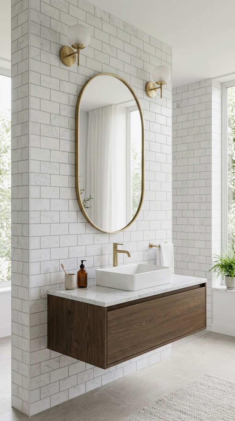 9. Round and Oval Mirror Shapes