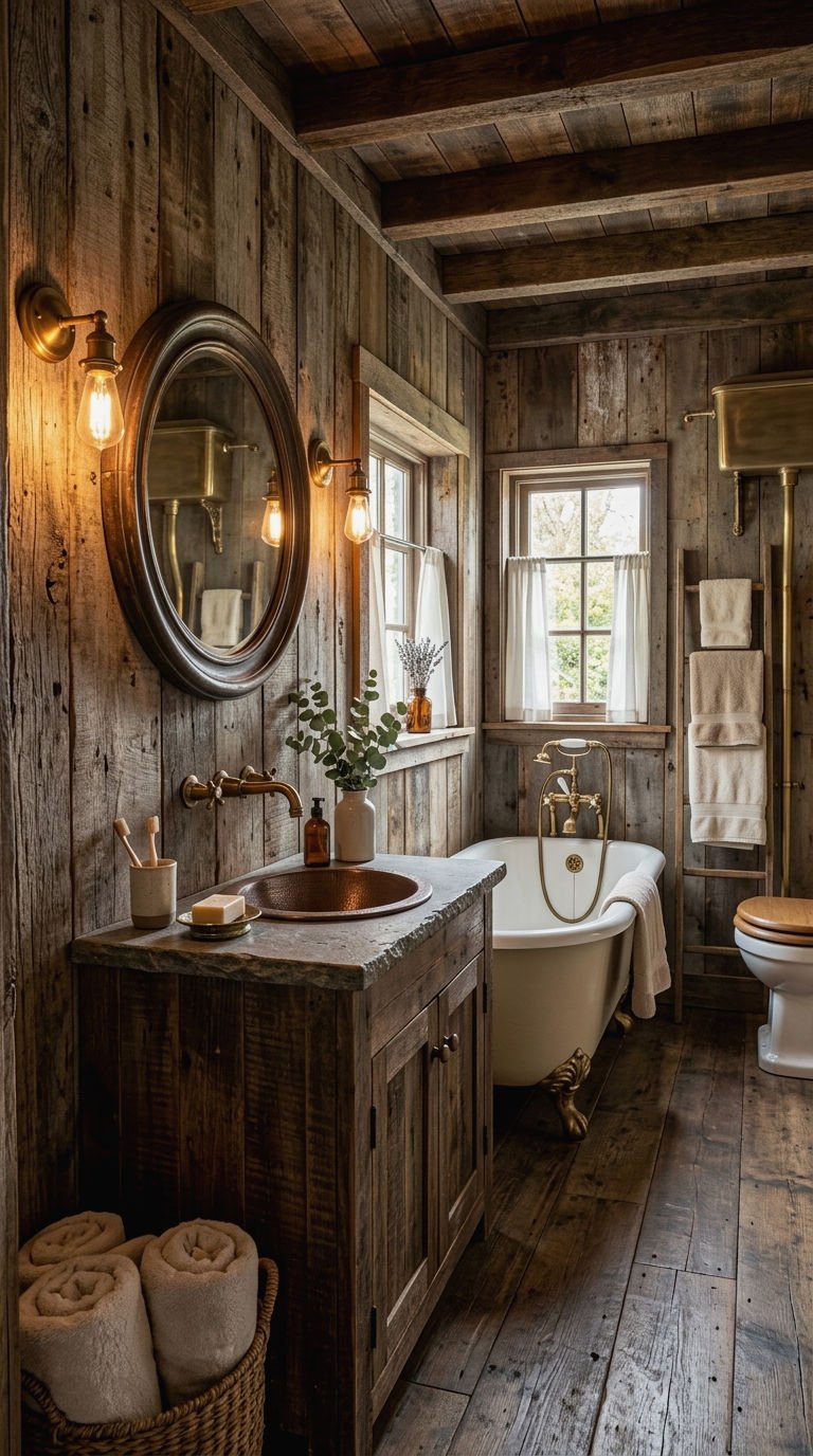 15. Rustic and Vintage Panel Charm