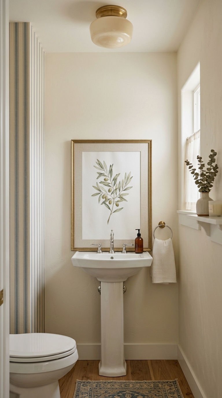 15. Small Bathroom Wall Art Tips