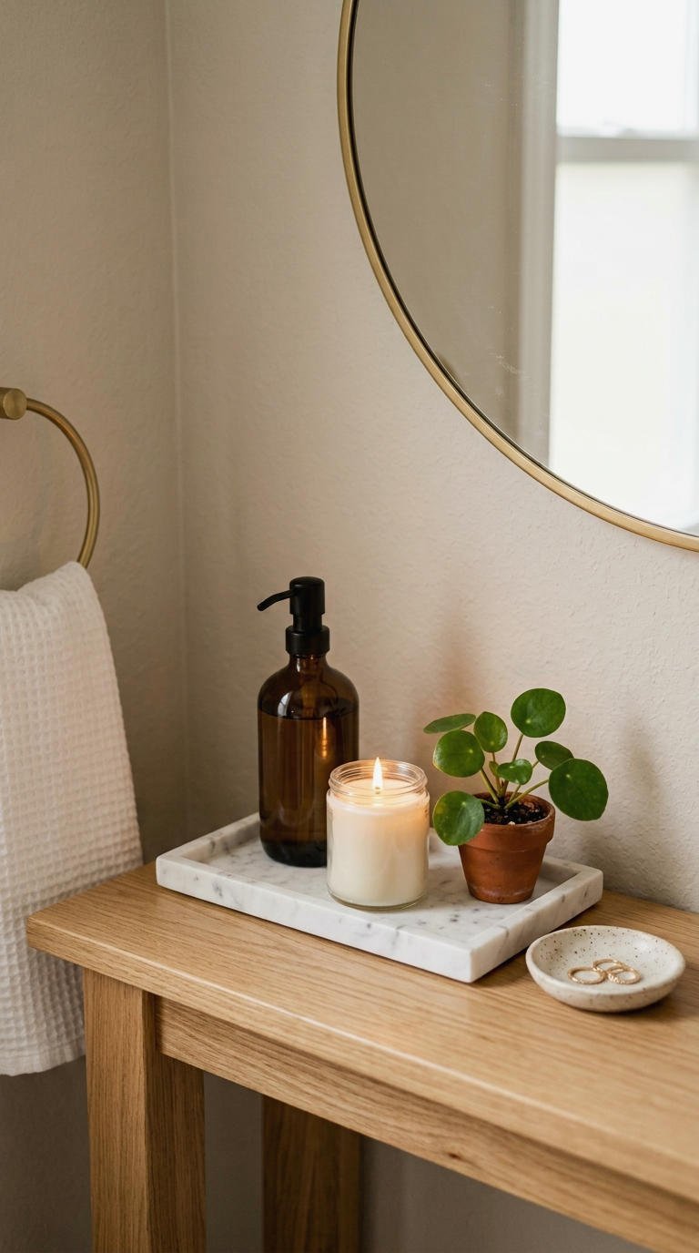 26. Small Vanity Decor and Styling Tricks