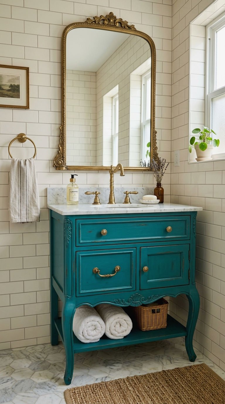 9. Teal and Turquoise Vanity Charm