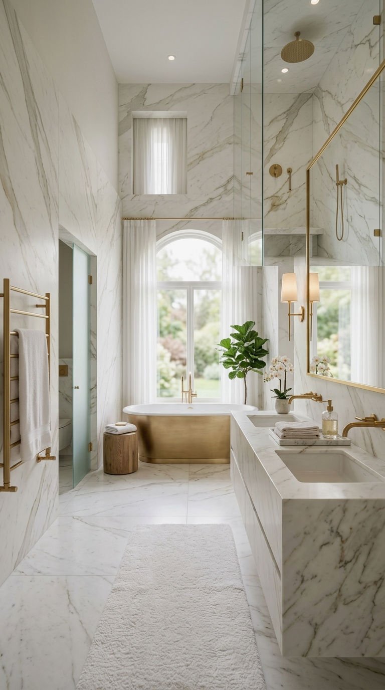 22. Tile and Marble Panel Looks