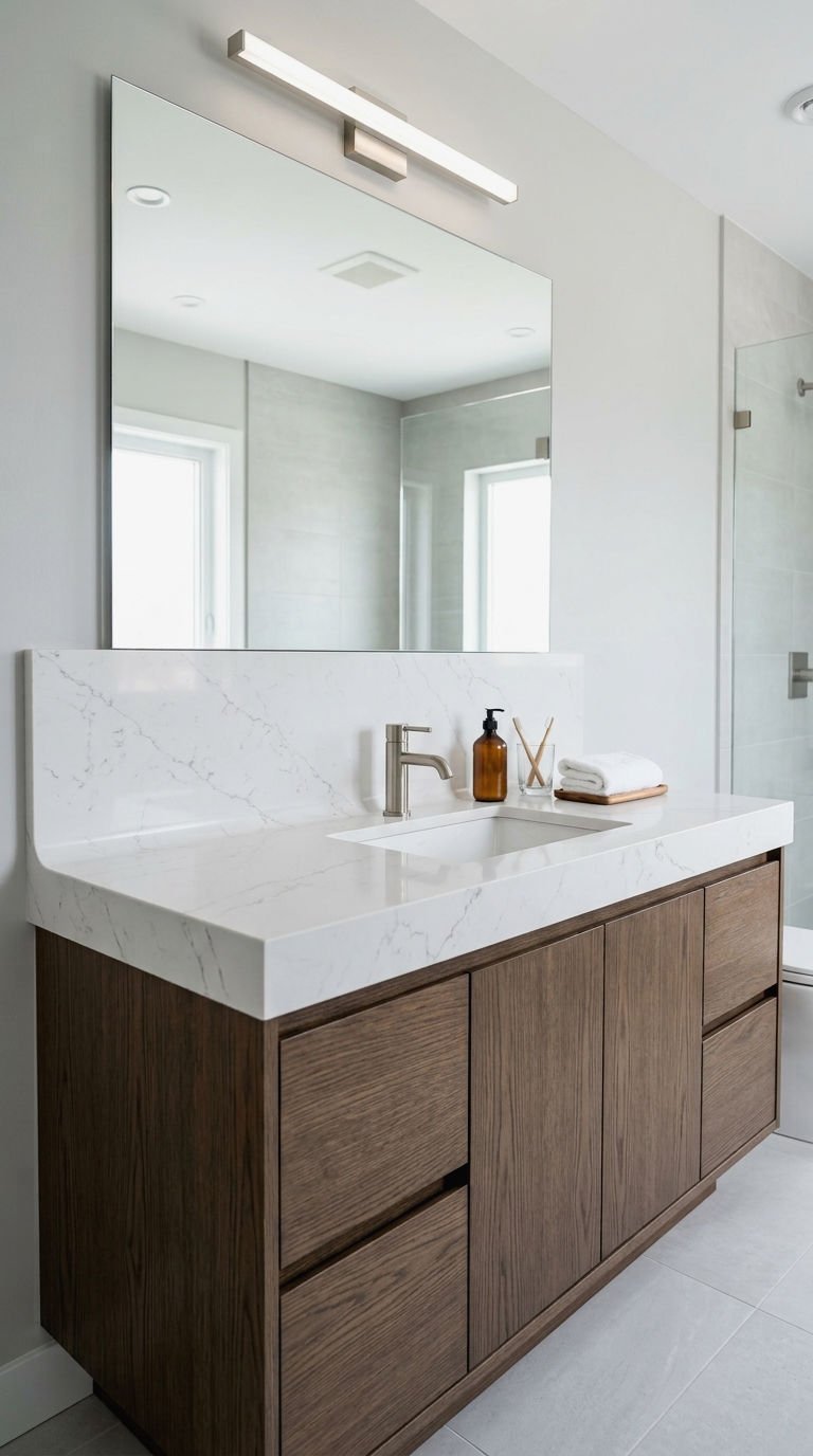 15. Vanity Tops That Include Backsplash