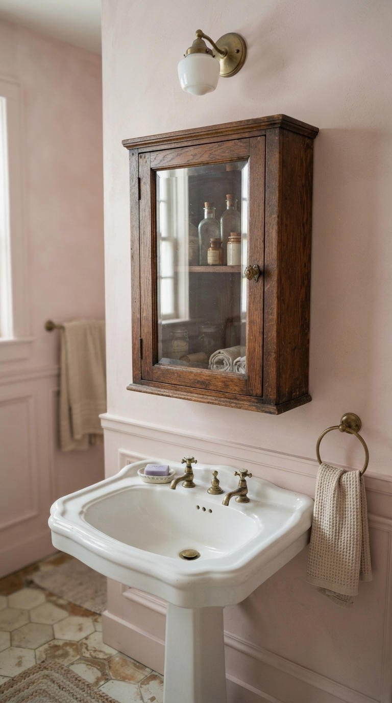 18. Vintage and Antique Wall Cabinet
