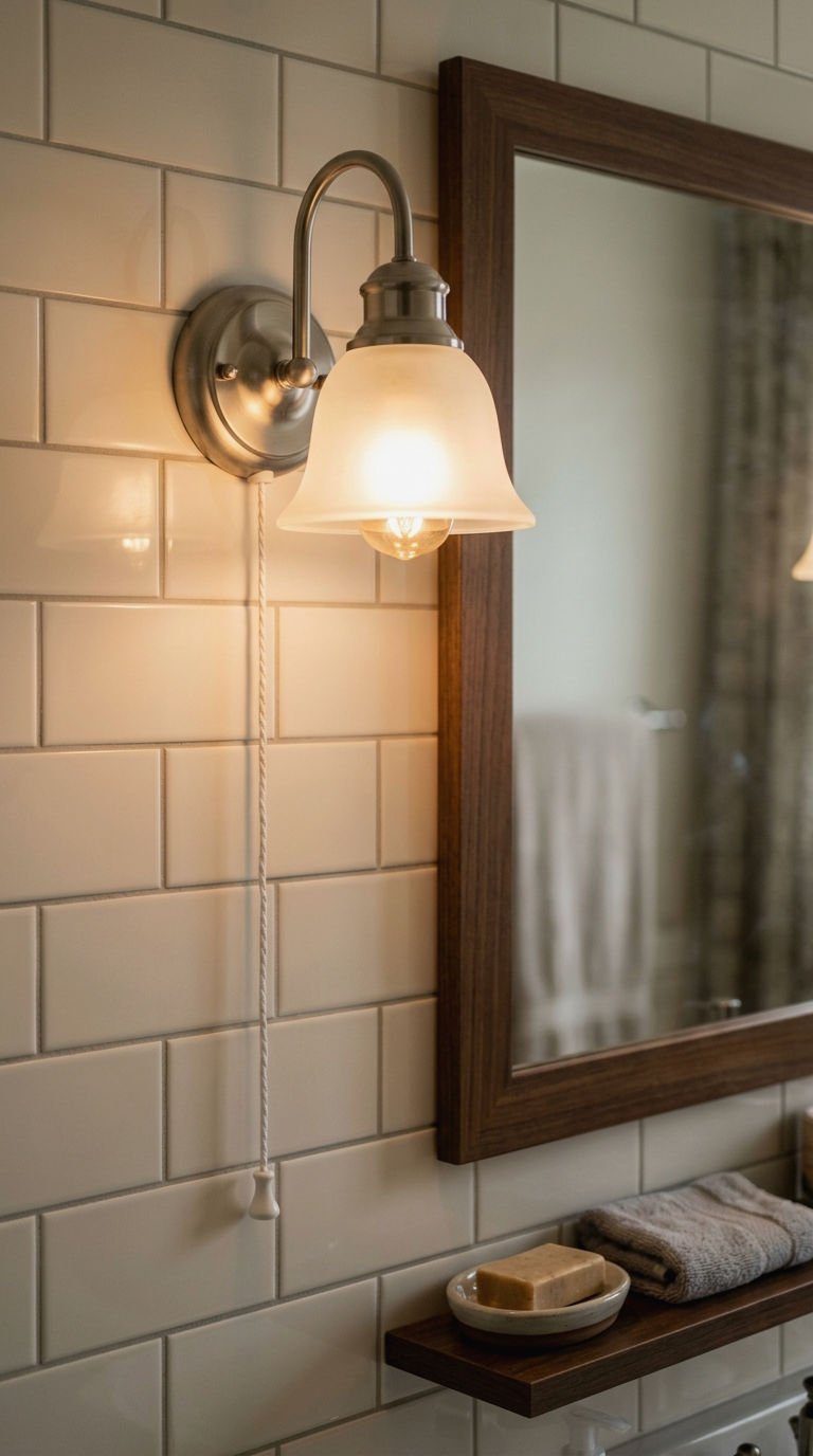 23. Wall Lights With a Pull Cord