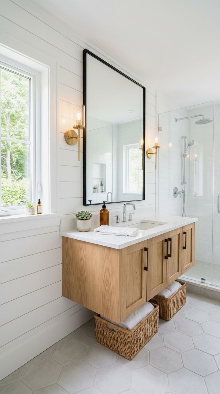 13. White and White Oak Paneling