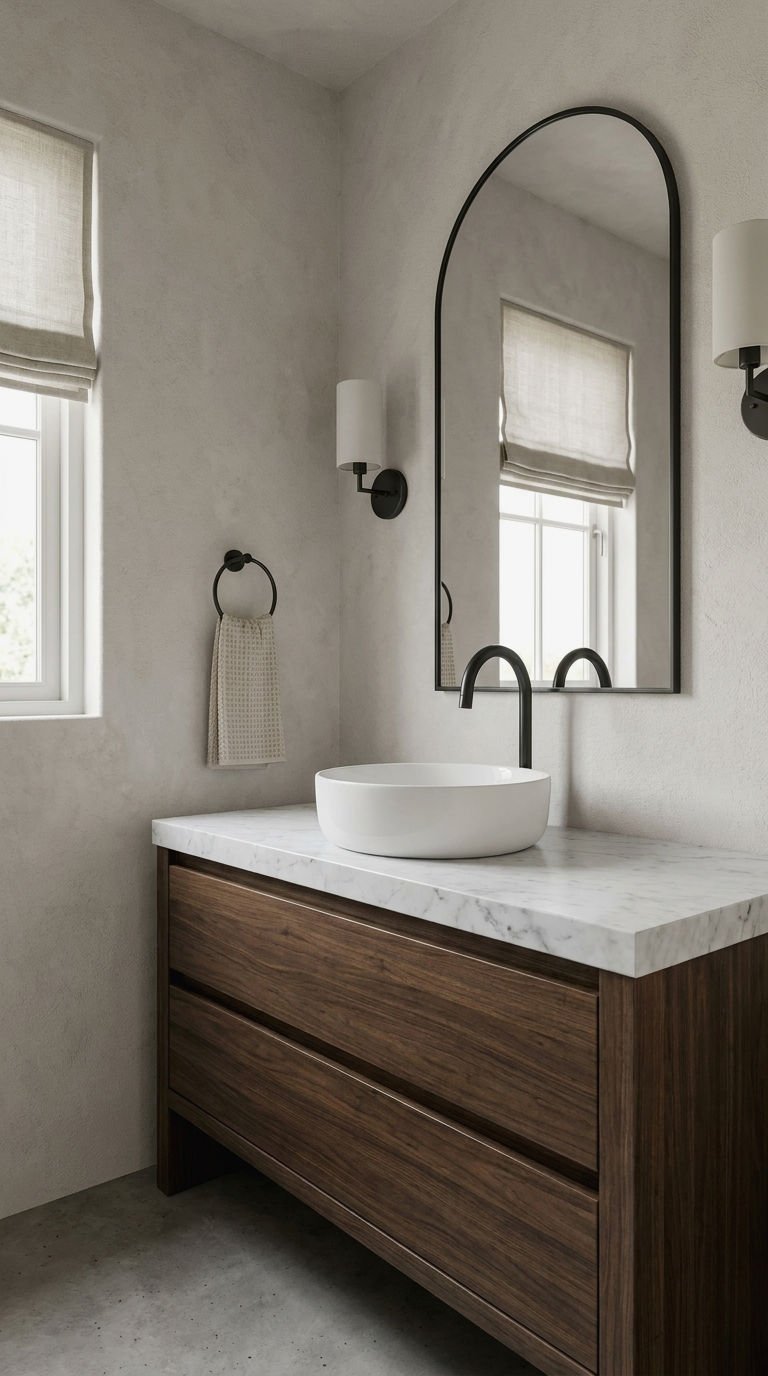 18. 48 Inch Vanity With Vessel Sink
