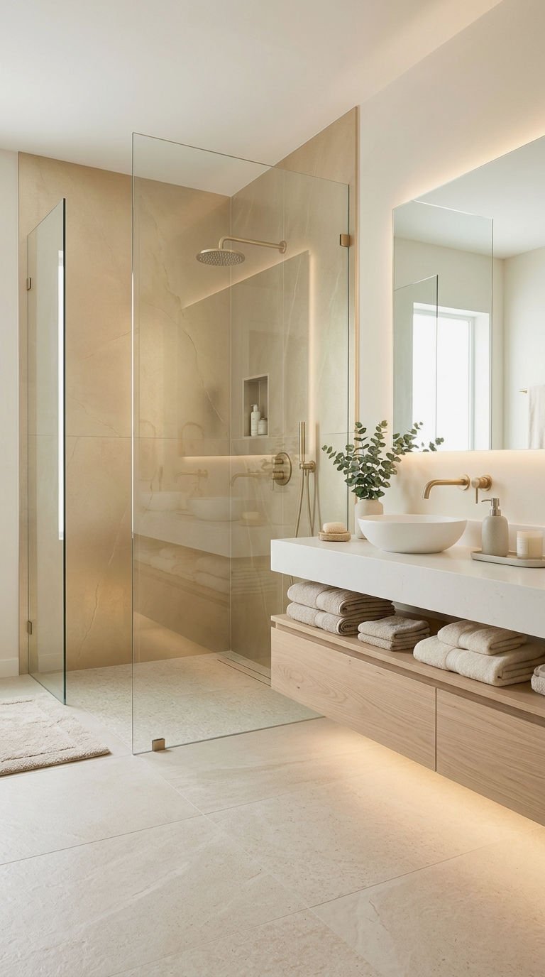 17. Champagne Gold Large Format Porcelain