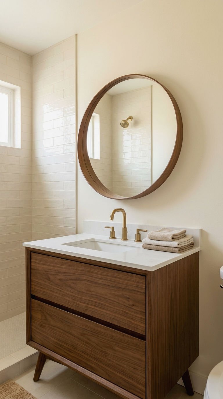 10. Classic 36 Inch Mid Century Vanity