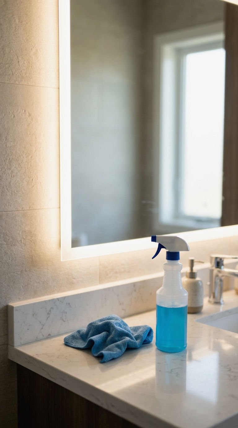 22. Cleaning And Caring For Backlit Mirrors