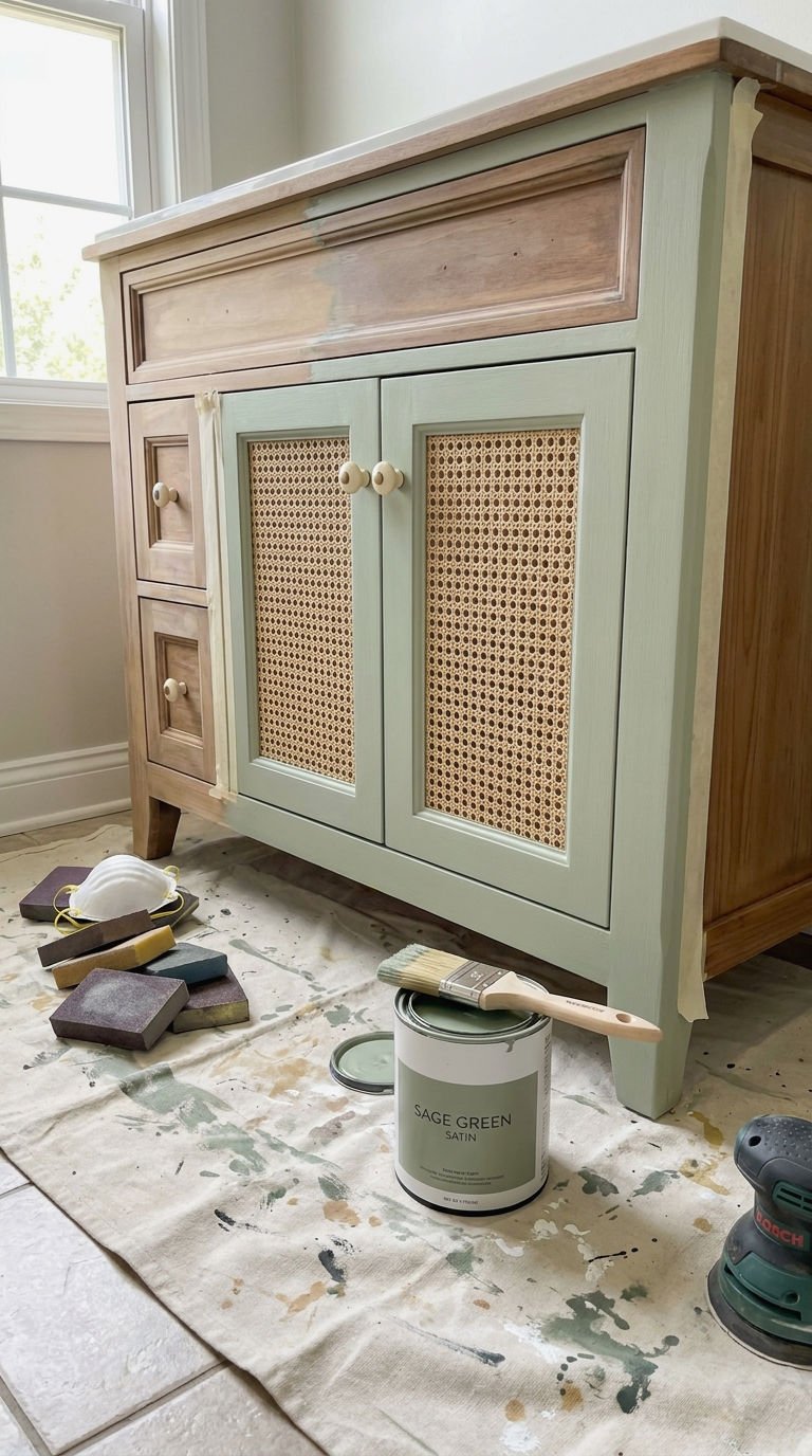 20. DIY Boho Vanity Makeover Projects