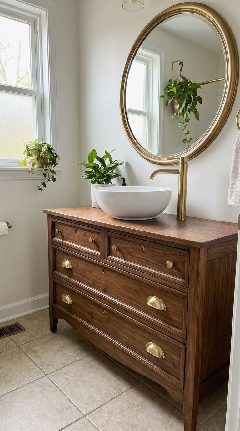 24. DIY Single Sink Vanity Build