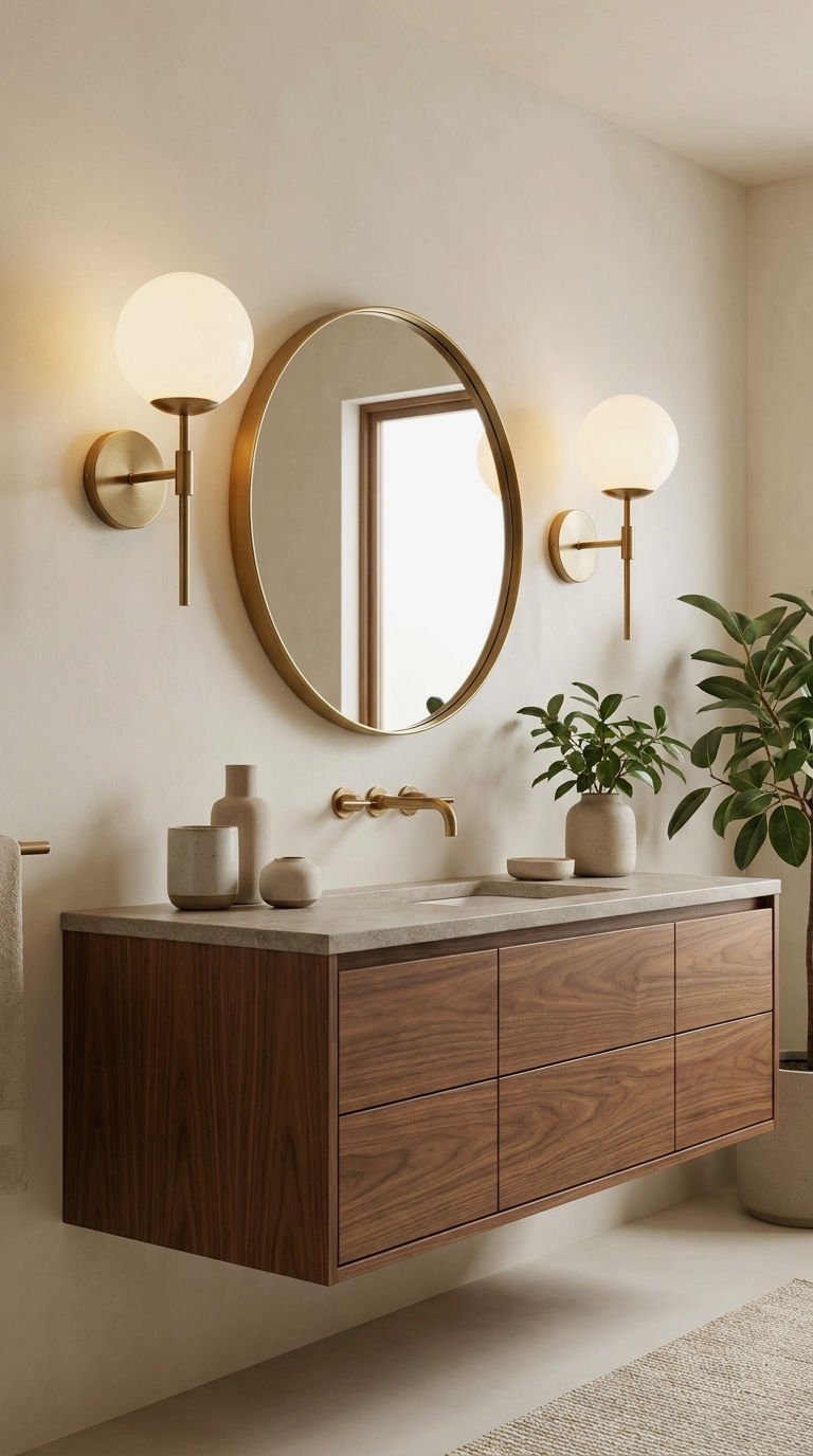 11. Mid Century Sconces for Vanity Walls