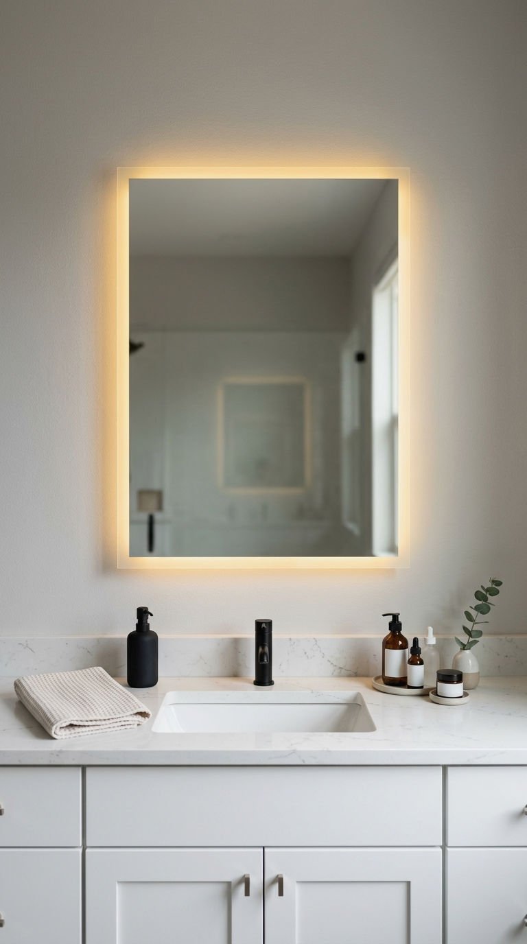 19. Mirror With Built In LED Glow