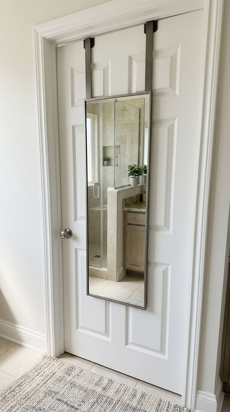 3. Over the Door Bathroom Mirror