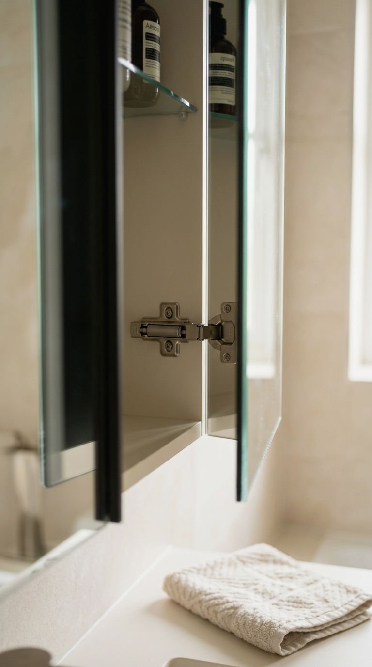 3. Soft Close Mirror Cabinet Hinges