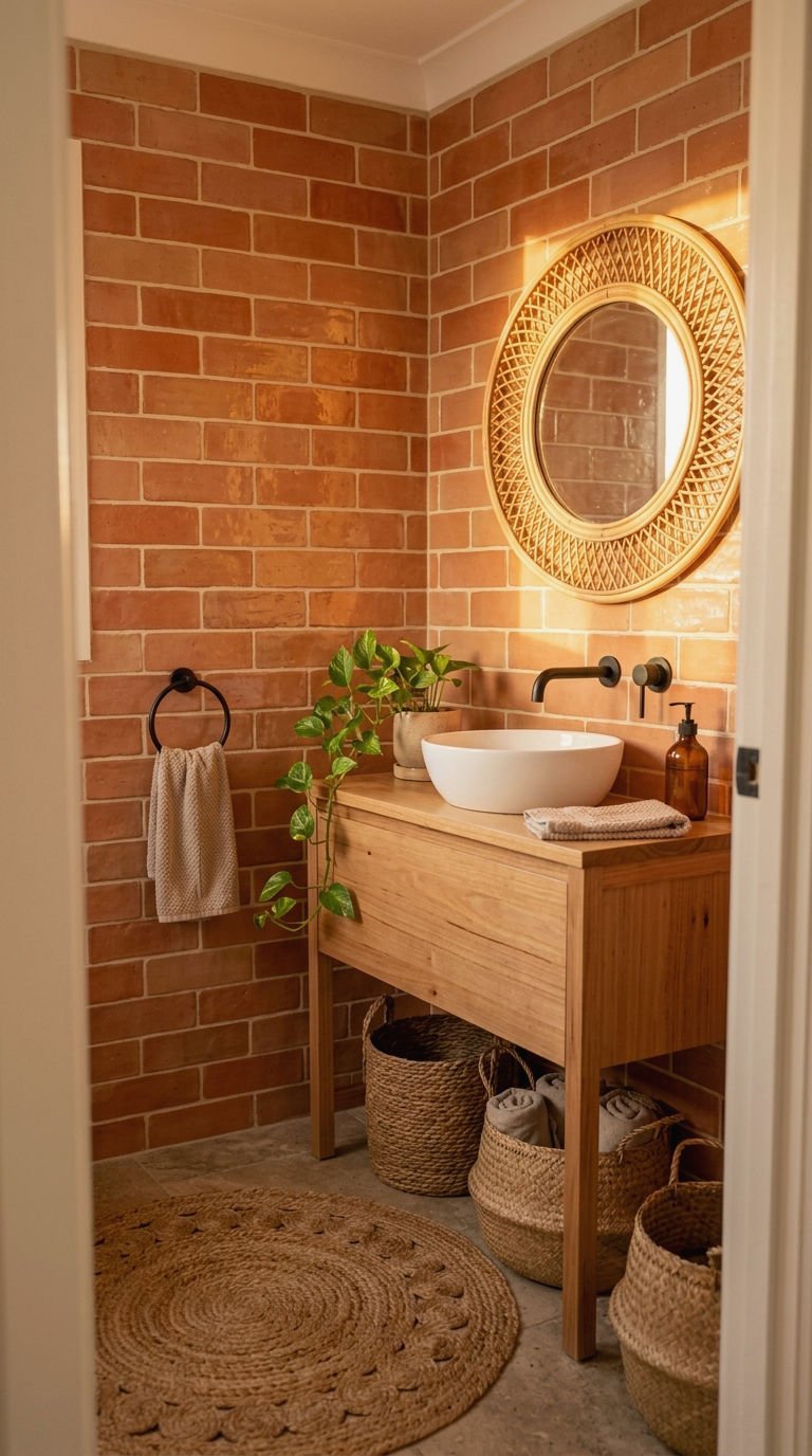 17. Terracotta Subway Tile for Warm Tones